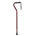 Adjustable Height Offset Handle Cane with Gel Hand Grip - rtl10372rc