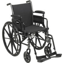 Cruiser III Light Weight Wheelchair with with Flip Back and AdjustableDesk Arms 