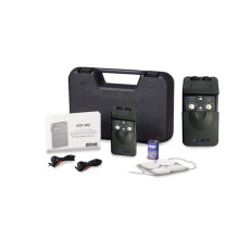 Portable Dual Channel TENS Unit with Timer and Electrodes - agf-602