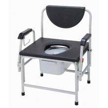 Bariatric Drop Arm Bedside Commode Seat - 11138-1