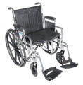 Chrome Sport Wheelchair with Front Rigging Options DFA