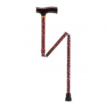 Lightweight Adjustable Folding Cane with T Handle - rtl10304wd