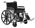 Sentra Extra Heavy Duty Wheelchair with Various Arm Styles and Front Rigging Options - std22dfa-elr