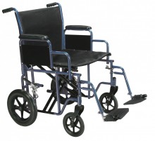 Bariatric Heavy Duty Transport Wheelchair with Swing away Footrest - btr20-b