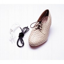 White Elastic Shoe and Sneaker Laces - rtl2052