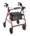 Rollator with Fold Up and Removable Back Support and Padded Seat