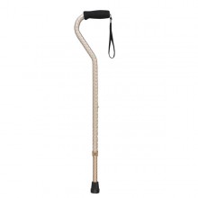 Rehab Ortho K Grip Offset Handle Cane with Wrist Strap