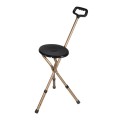 Folding Lightweight Adjustable Height Cane Seat 