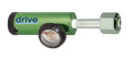 Oxygen 540 Regulators with Liter Adjustment and Various Connection Styles - 18304g