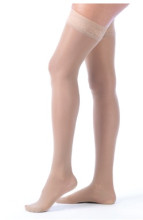 Thigh High, Silicone Lace Band Closed Toe JOBST® UltraSheer 20-30 mmHg* - - 