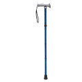Adjustable Lightweight Folding Cane with Gel Hand Grip - rtl10370bc