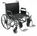 Sentra Heavy Duty Wheelchair with Various Arm Styles - std26dda