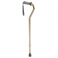 Rehab Ortho K Grip Offset Handle Cane with Wrist Strap 