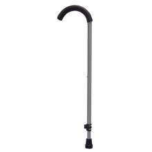 Adjustable Lightweight Crook Style Cane with Triangular Padded Hand Grip - 10347-1